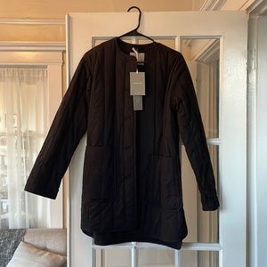 Everlane Black Quilted Jacket Small